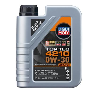Liqui Moly 0W-30 Motor Yağı Top Tec 4210 1Lt. 21604